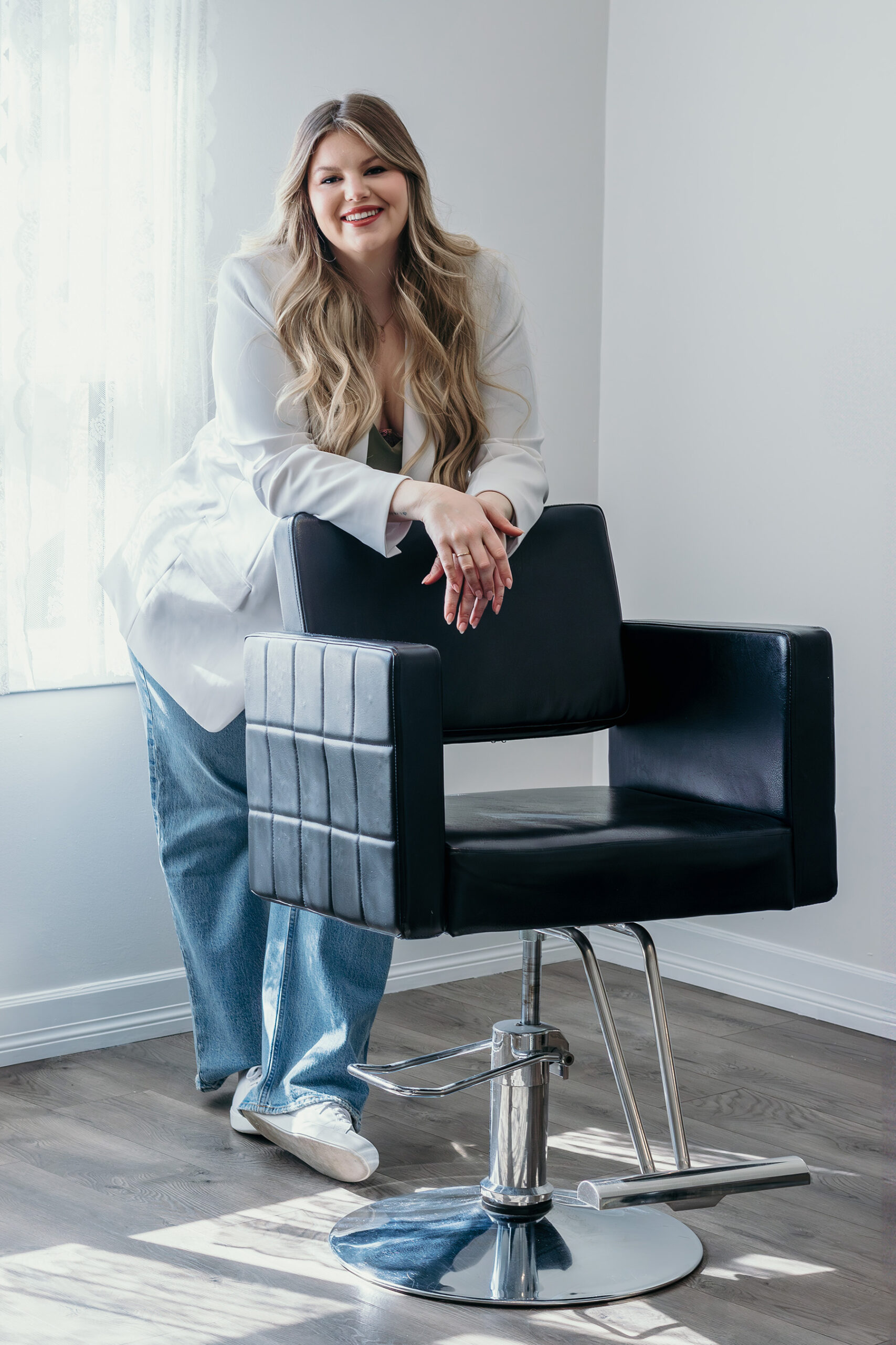 Kayla in the salon